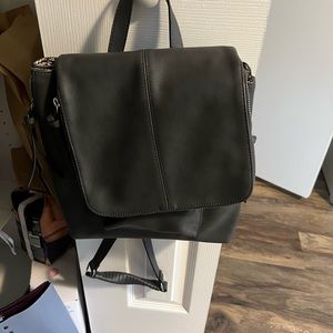 Small travel backpack convertible side bag